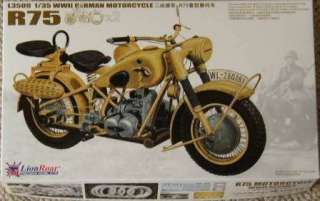 Lion Roar 1/35 WWII German R75 Motorcycle  