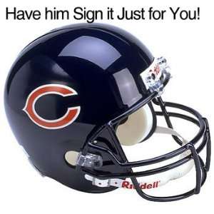 William Perry Chicago Bears Personalized Autographed Full Size Helmet