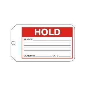  HOLD Tags RV Plastic (5 7/8 x 3 3/8)   1 Pack of 5