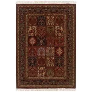  Persian Panel Rug 82x119 Antique Red