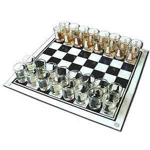  Glass Chess Drinking Game Toys & Games