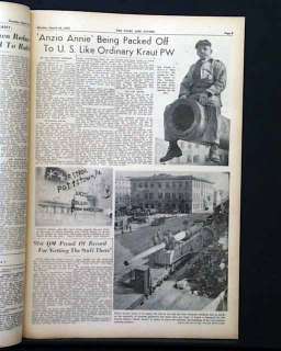 JEWISH BRIGADE World War II Stars Stripes1945 Newspaper  