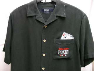 NAT NAST Shirt M World Series Poker Jackpot Black  