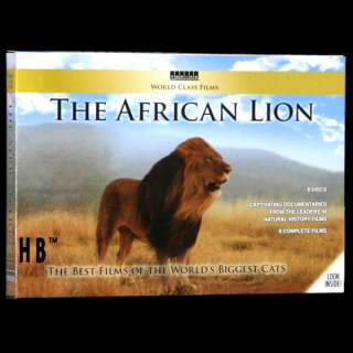   LION 8 DVD Inside the Pride The Worlds Biggest Cats Africa Wildlife