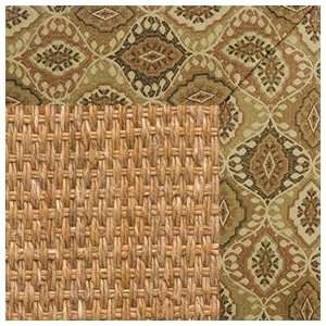   Prairie Sisal Rug with Earthen Tapestry Binding   5x8