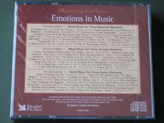 Emotions in Music 3 Cd Box set Sealed Readers Digest  