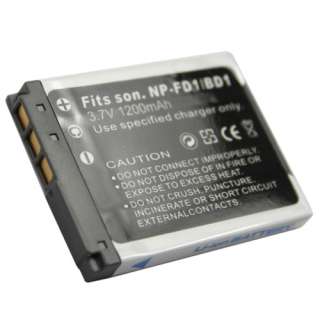 Battery for Sony NP BD1 DSC T700 T300 T200 T77 T70 T2  