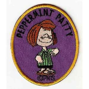 Peppermint Patty in Snoopy n Friends Embroidered Peanuts Iron On / Sew 