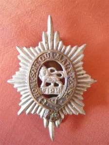 BRITISH Worcestershire Regiment Circa WW2 Cap Badge UK Army VINTAGE 