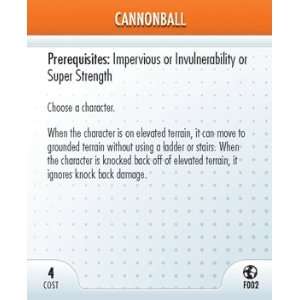  HeroClix Cannonball # F002 (Rookie)   Crisis Toys 
