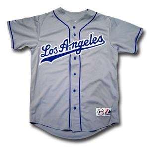  Los Angeles Dodgers MLB Replica Team Jersey (Road) (Medium 