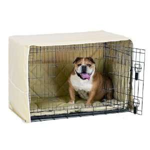  Side Door Dog Crate Cover   Extra Large/Khaki Pet 