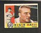 1960 Topps # 377 Roger Maris Ex/Ex Mt