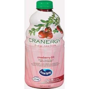 Ocean Spray Cranergy Energy Juice Drink Cranberry Lift 46 Oz   8 Pack 