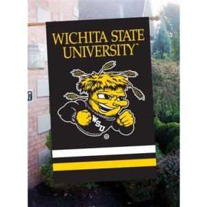  Wichita State Shockers Applique House Flag Sports 