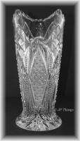 Wonderful McKee Brothers EAPG Sunbeam Large Elegant Glass Vase  