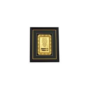 24x18cm Business Blessing with Key of Prosperity and Menorahs and 