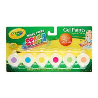 Crayola   Mess Free Colour Wonder Gel Paints Refill Tropical Colours 
