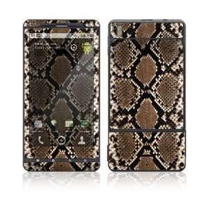 Snake Skin Protector Skin Decal Sticker for Motorola Droid X Cell 