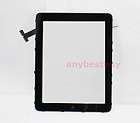 New Black Touch Glass Screen Digitizer+Fram​e+Button Assembly For 