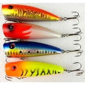 whole hard fishing lure with opp package fishing bait top water 100pcs 