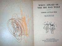 WHOS AFRAID OF THE BIG BAD WOLF 1933 WALT DISNEY  