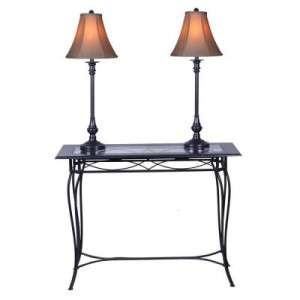 Piece Foyer Console Table and Lamp Set (2 Lamps)    