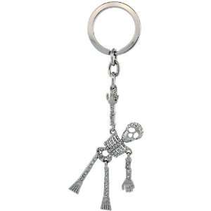   Skeleton Key Chain, Key Ring, Key Holder, Key Tag , Key Fob, w