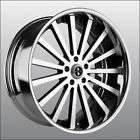 22 SARUS SA13 WHEELS CHROME / BRUSHED (ALL FITMENTS)