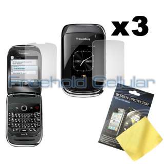 3x LCD Screen Guards Protectors Films for BlackBerry Style 9670  