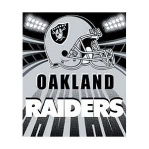  Oakland Raiders Fleece NFL Blanket (Shadow Series) by 
