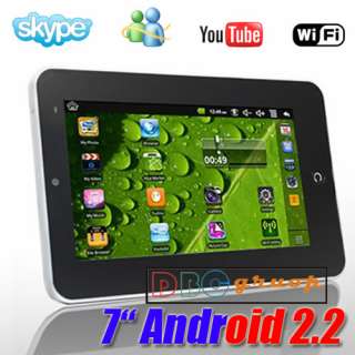 Android 2.2 Tablet PC MID WM8650 800MHZ HDD WiFi G Sensor Camera 