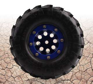 Mud BEADLOCK WHEELS AX10 WHEELY KING CR01 Blue(4)  