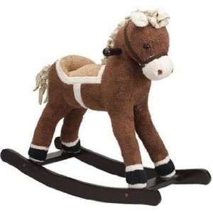  Dark Brown Plush Rocking Horse Toys & Games