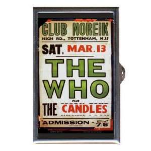 THE WHO CONCERT CLUB NOREIK Coin, Mint or Pill Box Made in USA