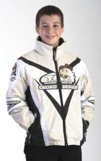 Choko Taz Jr Snowmobile Jacket Beige Youth Size 10  