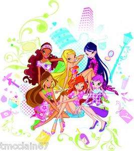 Winx Club edible cake image topper  12  2 inch cupcakes  