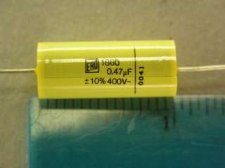 Vishay .47uF 400V 10% Met.Polycarbonate Capacitors  