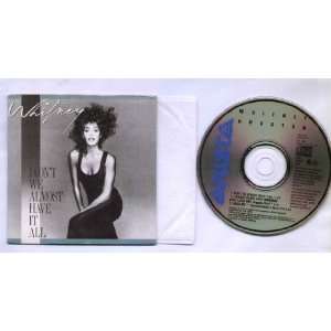  WHITNEY HOUSTON   DIDNT WE ALMOST HAVE IT ALL   CD (not 