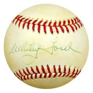  Whitey Ford Autographed Baseball