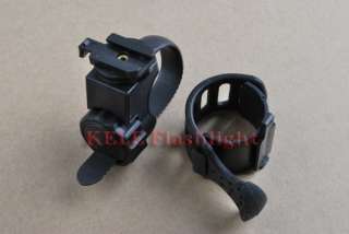 1pcs New 22~30mm flashlight 360° rotation Plastic mount for bicycle 