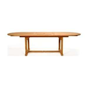  Teak Outdoor Oval Dining Table 96