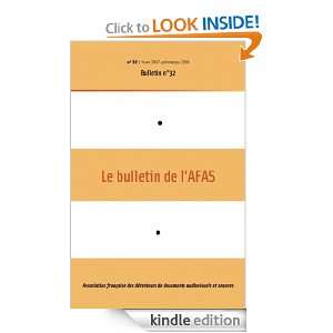 32  2008   Bulletin n°32   AFAS (French Edition) Association 