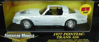 ERTL 118 1977 Pontiac Trans Am White  