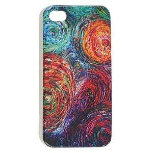  IMD Multicolored Hard Plastic Back Shell for iPhone 4 4G 