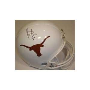 Vince Young autographed Football Helmet (University of Texas)