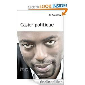 Casier politique (French Edition) Ali Soumaré  Kindle 