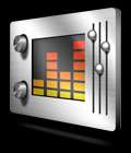 Tweak surround sound settings and equalizer levels using the included 