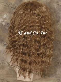 100% Human Hair Wavy Long Blonde Mix LACE FRONT WIG  