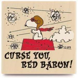  Curse You, Red Baron (Peanuts)   Rubber Stamps Arts 